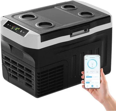 Zdjęcie produktu dla Lodówka turystyczna 21 l, -20°C do 20°C, zasilana z gniazda samochodowego 12 V