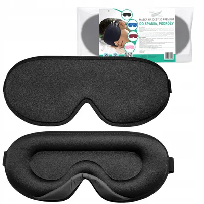 Obrázok produktu pre 3D cestovná maska na spanie, prémiová tvarovaná maska na oči