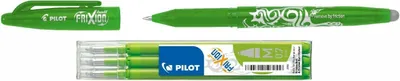 Produktbild von Pilot Frixion Ball hellgrün + 3 Ersatzminen 0.7 hellgrün
