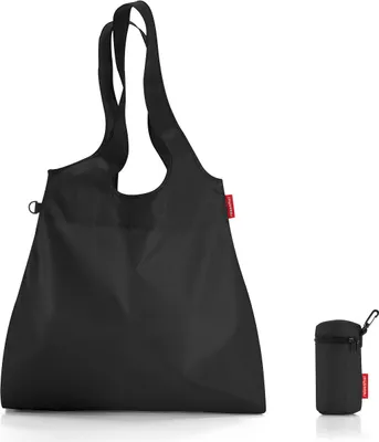 Obrázek produktu pro Reisenthel mini maxi shopper L, látková taška, černá, polyester, jednobarevná, 22 l, 440 mm