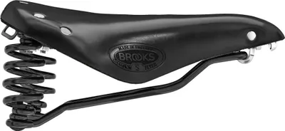 Immagine prodotto di Brooks Flyer S Sella in pelle nera da donna Sella da bicicletta