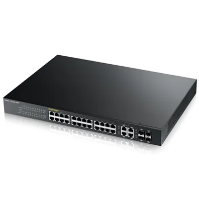 Produktbild von Zyxel 24-Ports GS1920 smart managed PoE+ Switch