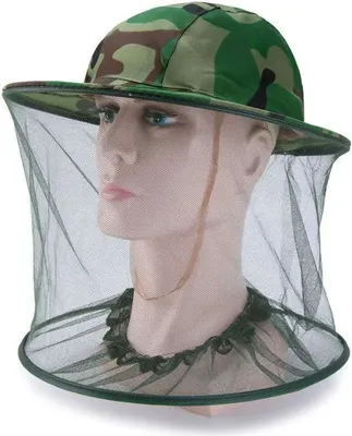 Produktbild von Moskitonetz Kopf Fliegennetz, Outdoor Insektennetz Hut, für Reisen Camping Angeln Imkerhut Insekt Maske Kappe Hut