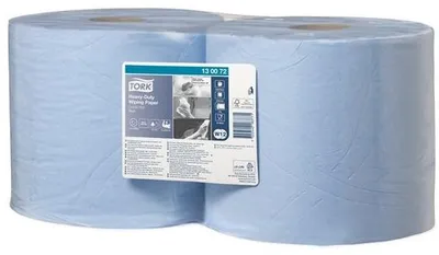 Obrázok produktu pre Papierová utierka, kotúčová, priemer: 26,2 cm, W2 systém, TORK "Heavy-Duty", modrá