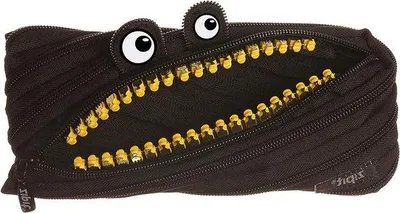 Produktbild von Schwarzes Stifteetui für Jungen, groß, für Schule