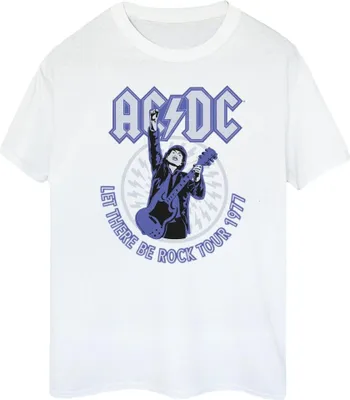 Immagine prodotto di AC/DC - Maglietta "Let There Be Rock" da uomo BI53562 (XL) (Bianco)