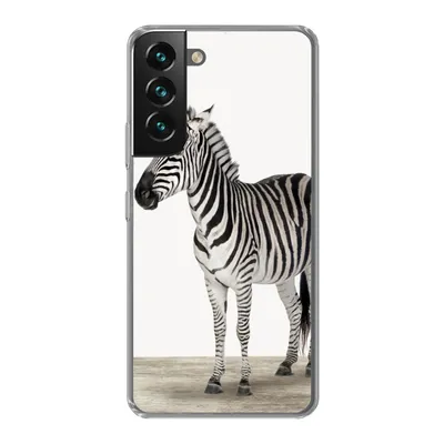 Produktbild von MuchoWow® Handyhülle Schutzhülle Hülle für Samsung Galaxy S22 Zebra - Mädchen - Tiere - Kinder - Jungen Silikon Softcase Handy Hülle - Mobiltelefonhülle