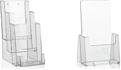 Produktbild von DIN Lang Flyerstandaard transparent dreiblätterig
