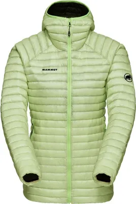 Aenergy IN Kapuzenjacke für Frauen von Mammut in hellgrün; isolierend; mit durchgehendem Reißverschluss.
