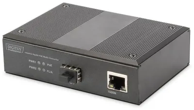 Obrázok produktu pre Digitus DN-652104, 1000 Mbit/s, 10Base-T, 100Base-TX, 1000Base-TX, 1000Base-X, IEEE 802.3, IEEE 802.3af, IEEE 802.3at, IEEE 802.3u, IEEE 802.3z, Gigabit Ethernet, 10,100,1000 Mbit/s