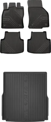 Produktbild von FROGUM Gummimatten Auto Fußmatten + Kofferraummatte für VW Passat B8 2014-2022