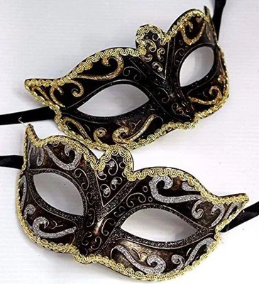Productafbeelding van Solidchoice - Gecoördineerde Venitiaanse Maskers voor Carnaval