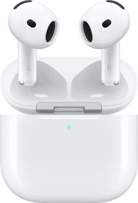 Produktbild von Apple AirPods 4, Kabellos, Anrufe/Musik/Sport/Alltag, Kopfhörer, Weiß