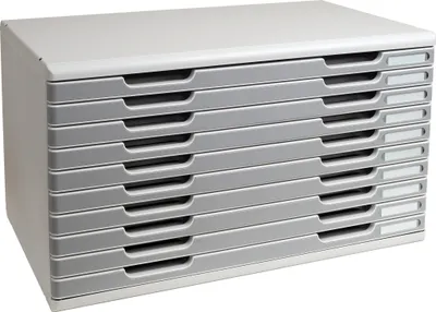 Image de Exacompta Module de classement Modulo Office 10 tiroirs A3 Granit 324041D