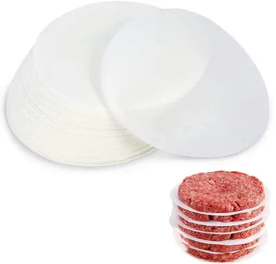Image de Papier antiadhésif rond de 15 cm pour hamburgers