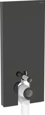Produktbild von Geberit Monolith Sanitärmodul für Stand-WC, 114 cm, mit P-Anschlussbogen, Wasseranschluss hinten mittig