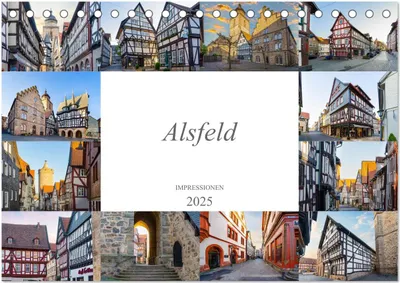 Produktbild von Alsfeld Impressionen (Tischkalender 2025 DIN A5 quer), CALVENDO Monatskalender