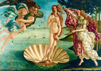 Produktbild von Bluebird Puzzle Kunstpuzzle Botticelli Die Geburt der Venus 2000 Teile