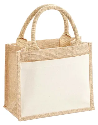 Immagine prodotto di Westford Mill - Borsa regalo, cotone RW10229 (taglia unica) (Naturale)