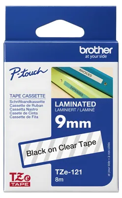 Zdjęcie produktu dla Brother TZE-121, Filipiny, 5 lat(a), 9 mm, 8 m, 17 mm, 68 mm