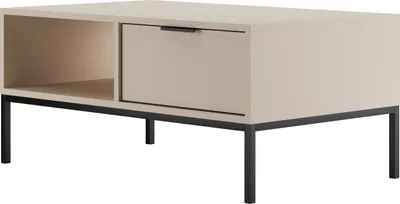 Zdjęcie produktu dla Stolik kawowy AUSTIN 100x60 kaszmir/czarny