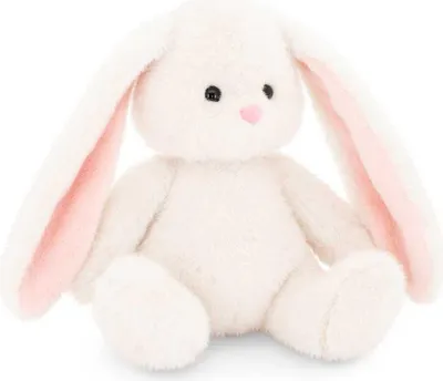 Image de Jouets Orange lapin en peluche 30 cm - Lapin Blanc