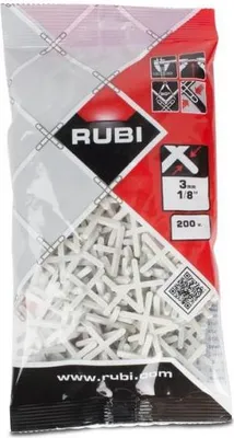 Produktbild von 200 x Fliesenkreuze 3 mm Fuge Fliesenabstandshalter Fugenkreuze Abstandshalter
