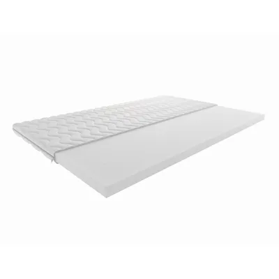 Zdjęcie produktu dla Topper Piankowy 80x200 cm z pianki poliuretanowej - dwustronny antyalergiczny zdejmowany pokrowiec twardość H3 grubość 3 cm