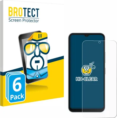 Produktbild von 6x Für Telekom T Phone 3 Schutzfolie BROTECT Displayschutz Display Schutz Folie Klar Transparent