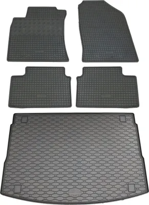 Produktbild von Rigum Gummi Fußmatten + Kofferraumwanne im Set für Hyundai i30 III