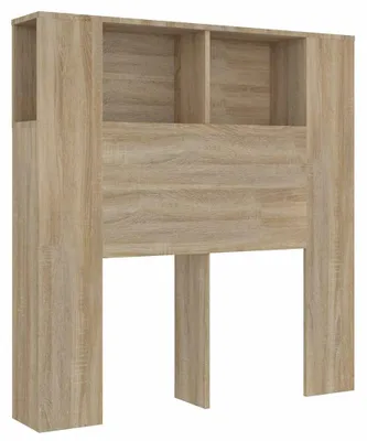 Obrázok produktu pre vidaXL Čelo postele s policami dub Sonoma 100x18,5x102,5 cm