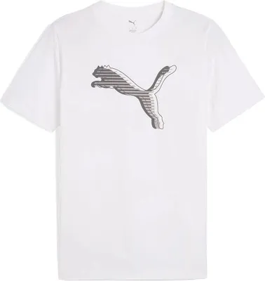 Produktbild von Puma Graphics Cat Logo Kurzarm-t-shirt Weiß S Herren,Damen Weiß S