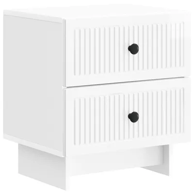 Obrázek produktu pro Noční skříňka Bílá s vysokým leskem 43 x 34,5 x 47,5 cm