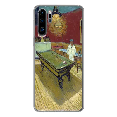 Produktbild von MuchoWow® Handyhülle Schutzhülle Hülle für Huawei P30 Pro Das Nachtcafé - Vincent van Gogh Silikon Softcase Handy Hülle - Schutzdeckel