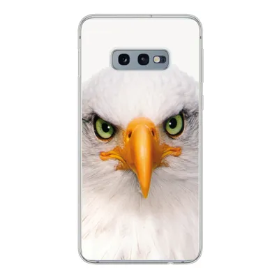 Produktbild von MuchoWow® Handyhülle Schutzhülle Hülle für Samsung Galaxy S10e Jungen - Adler - Amerikanischer Weißkopfseeadler - Vogel - Porträt - Schnabel - Augen Silikon Softcase Handy Hülle - Handy