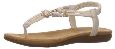 Produktbild von 2 GO Sandaletten,Stadtbd.b.25mm o.Fußb in beige, Gr. 41