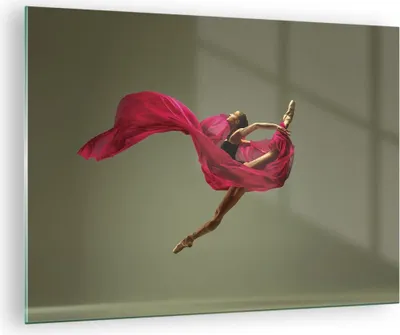 Produktbild von Bilder auf glas - Einteilig - Tänzer Ballett Künstler - 70x50cm - Glasbilder - Wandbilder - Bilder - zum Aufhängen bereit - Wanddekoration aus Glas - Glas Bilder - Wandbild auf Glas - GAA70x50-5037