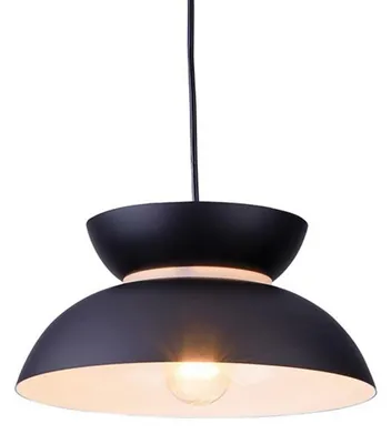 Produktbild von ACA Pendelleuchte 1xE27 Metall schwarz D29xH120CM AEOLUS KS871P29BK