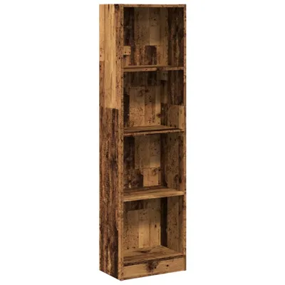 Obrázok produktu pre vidaXL Regál na knihy vzhľad starého dreva 40x24x176 cm materiál na báze dreva