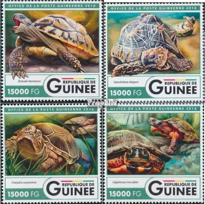 Produktbild von Briefmarken Guinea 2016 Mi 12036-12039 (kompl. Ausgabe) postfrisch Schildkröten