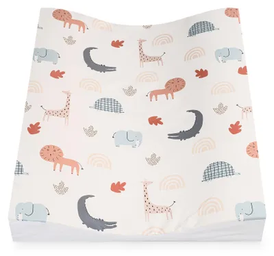 Produktbild von Julius Zöllner Wickelmulde Wickelauflage Wave Wild Friends Allover 60x70 cm
