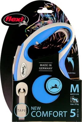 Zdjęcie produktu dla Flexi 4000498043530, Pies, Chowany przewód, Niebieski, Biały, Taśma, 15 kg, Obraz