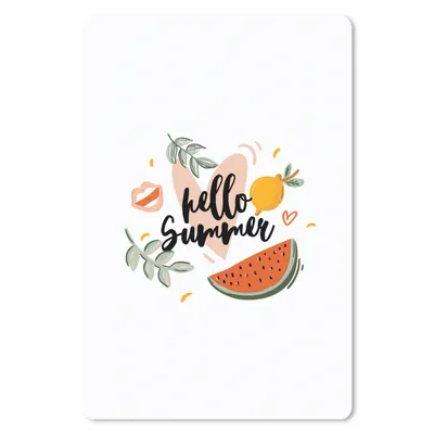 Produktbild von MuchoWow® Mauspad Mousepad Sommer - Zitrone - Blätter 40x60 cm - Mousepads - Maus Mat - Pad - Mausunterlage - Schreibtisch Accesoire