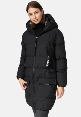 Produktbild von Willo F Damen Steppjacke hochschließender Kragen Schwarz XL