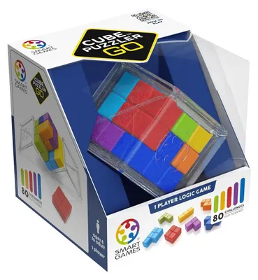 Productafbeelding van SmartGames Cube Puzzler GO, geschikt voor kinderen vanaf 8 jaar, speeltijd: 10 minuten
