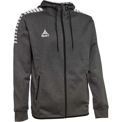 Produktbild von SELECT Monaco Kapuzen-Sweatjacke grau 164/176