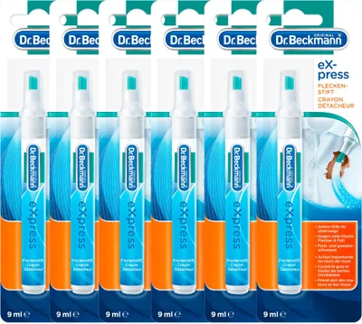 Produktbild von Dr. Beckmann express Fleckenstift 9 ml (6er Pack)