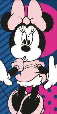 Produktbild von Minnie Mouse Duschtuch Badetuch 60 x 120 cm