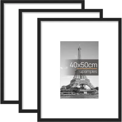 Productafbeelding van Fotolijsten, 40x50 cm, zwart, set van 3, geschikt voor foto's en posters