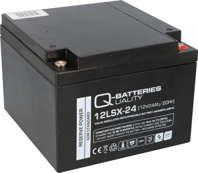 Immagine prodotto di Q-Batteries 12LSX-24 12V 24Ah batteria al piombo AGM 10 anni